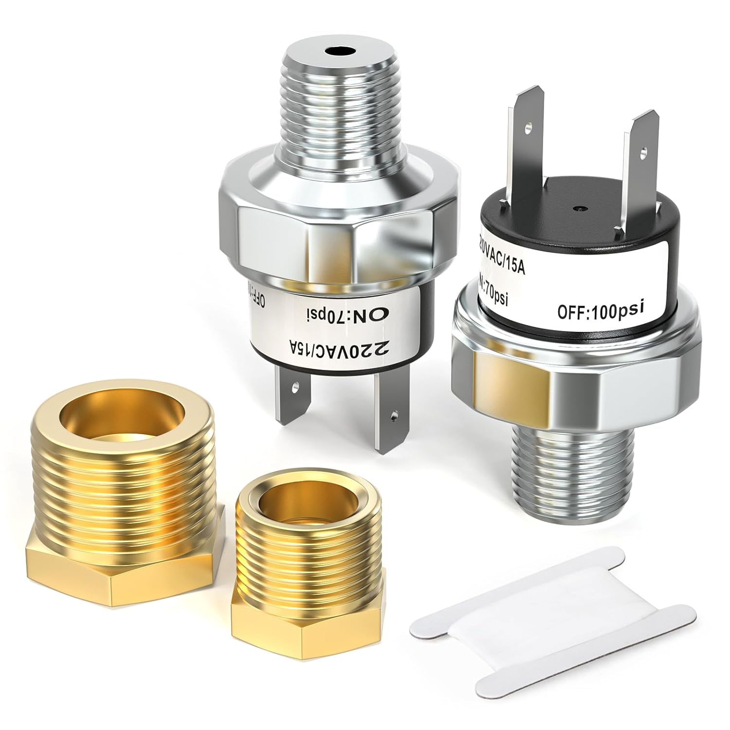 MEANLIN Air Pressure Switch: Precise 70-100 PSI Control