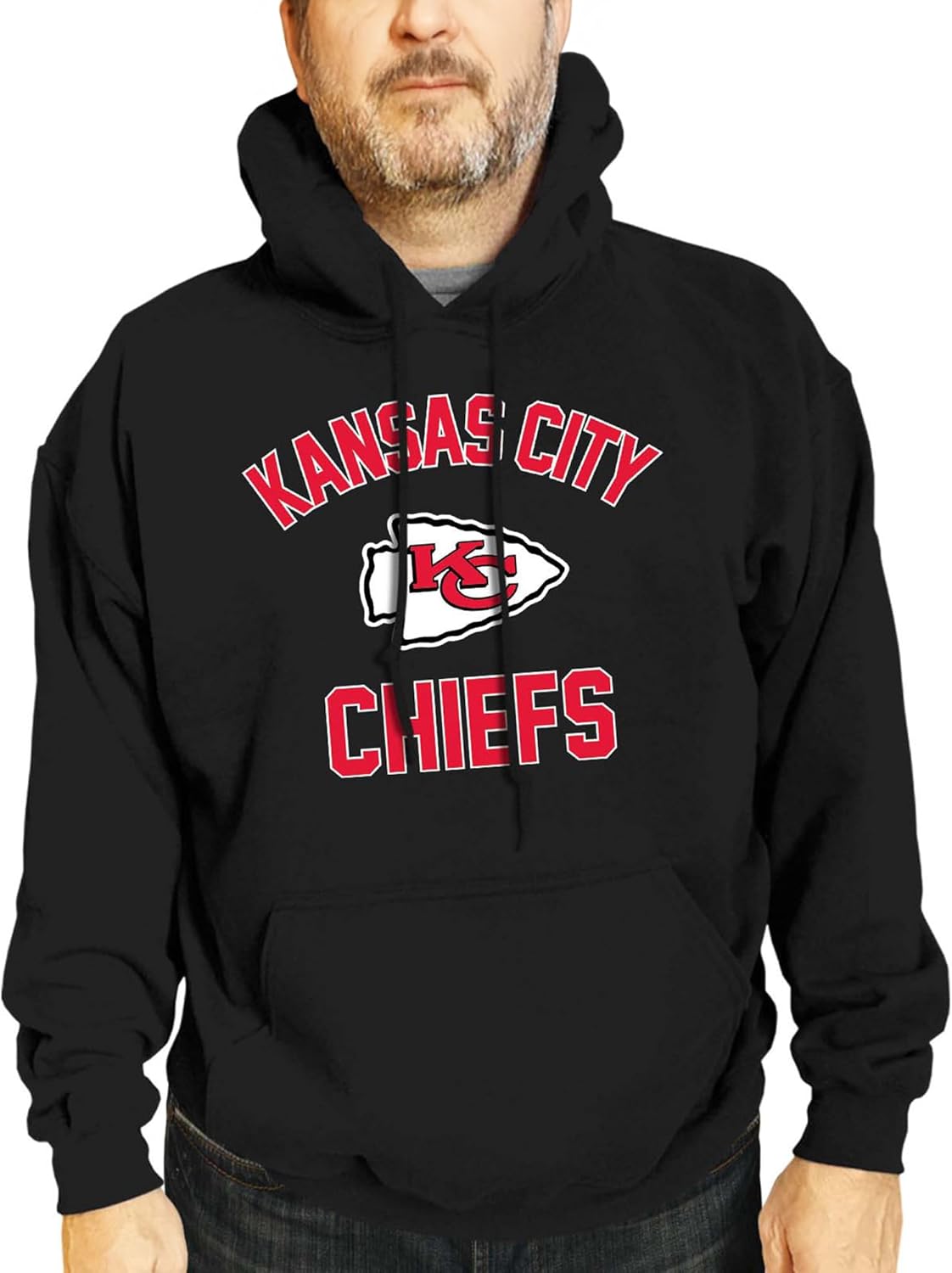 Kansas City Chiefs Adult Gameday Hooded Sweatshirt for Fans