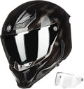 Motorcycle Full Face Helmet MF509 - Dual Visor, DOT ECE Safety