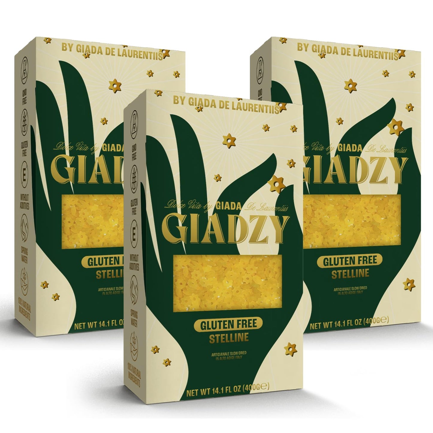 Giadzy Gluten Free Stelline Pasta - Authentic Italian Delight