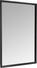 Rectangular Wall Mount Mirror 24 in x 36 in Peaked Trim - Modern Look