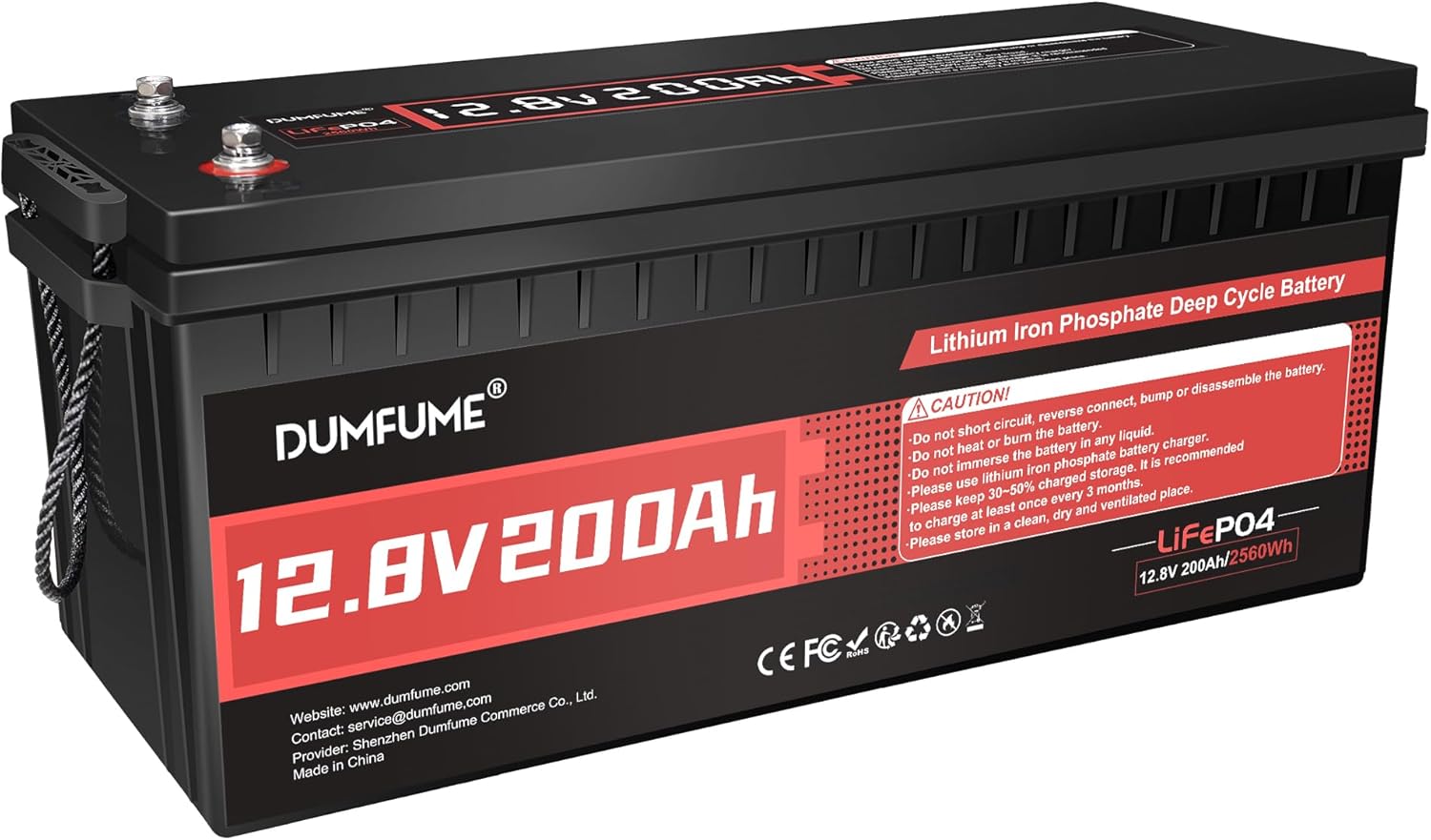 12V 200Ah LiFePO4 Lithium Battery for RV and Solar Storage