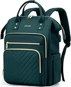 Stylish 15.6 Inch Laptop Backpack for Women with USB Port