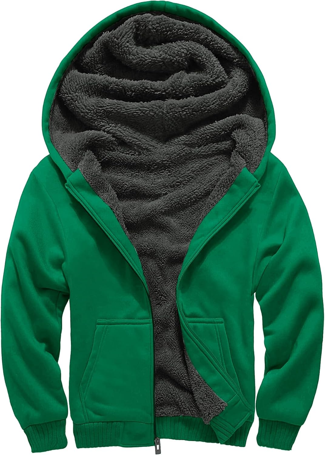 GEEK LIGHTING Boys Sherpa Lined Hoodie for Cozy Winter Wear