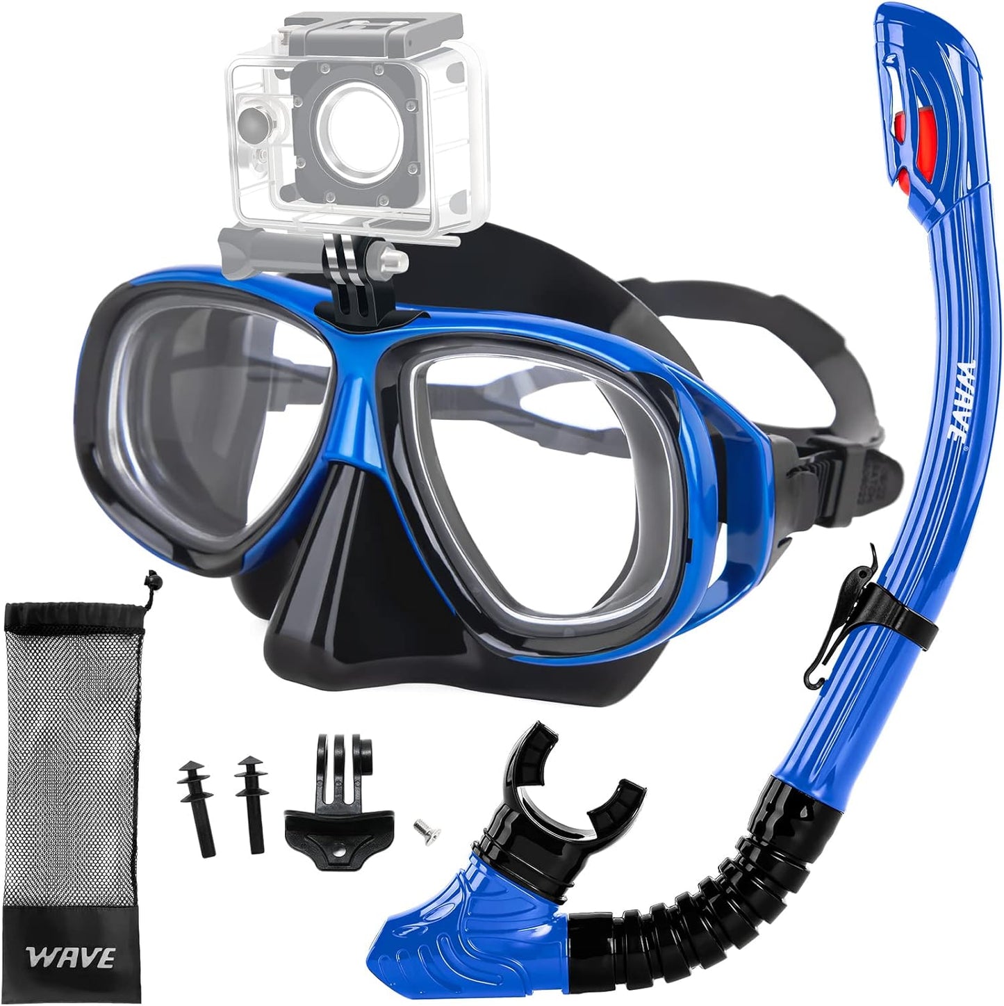 Nearsighted Snorkel Gear Set for Clear Underwater Vision