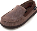 ULTRAIDEAS Men's Carver Slippers Moc Loafer House Shoes - Memory Foam
