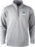 dunbrooke Men's Navy Dallas Cowboys All-Star Tech Quarter-Zip Top Hand