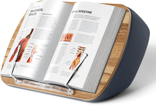 Lap Beanbag Book Stand for Comfortable Hands-Free Reading