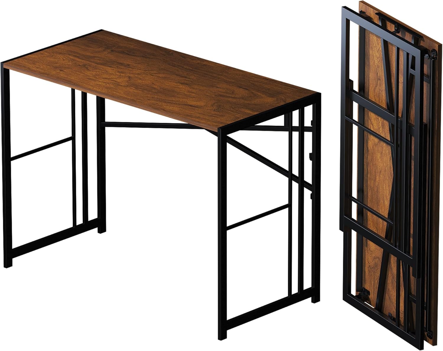 Folding Computer Desk for Home Office and Gaming Needs