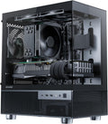 Aqua 3 Air Micro ATX Case - Panoramic Tempered Glass View