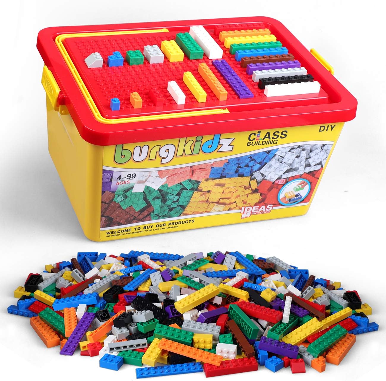 Building Bricks 1020 Pieces Set for Creative Fun and Learning