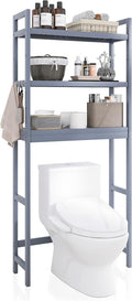 Over-The-Toilet Storage Shelf - 3-Tier Bamboo Organizer for Small