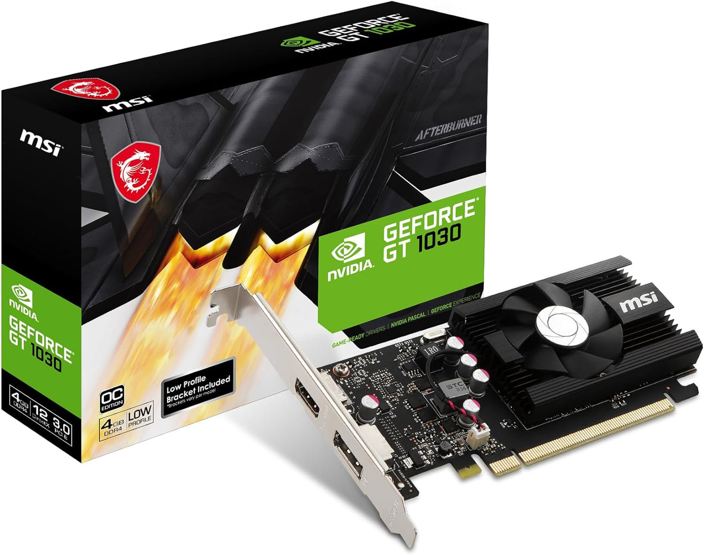 MSI Gaming GT 1030 4GB DDR4 OC Graphics Card