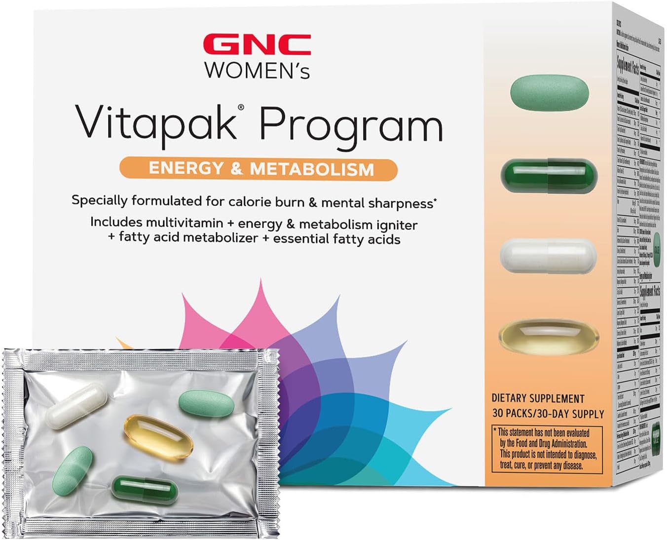 GNC Womens Energy and Metabolism Vitapak Program for Vitality
