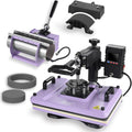 Heat Press Machine 12x15 in 5 in 1 Swing Away Heat Transfer Press