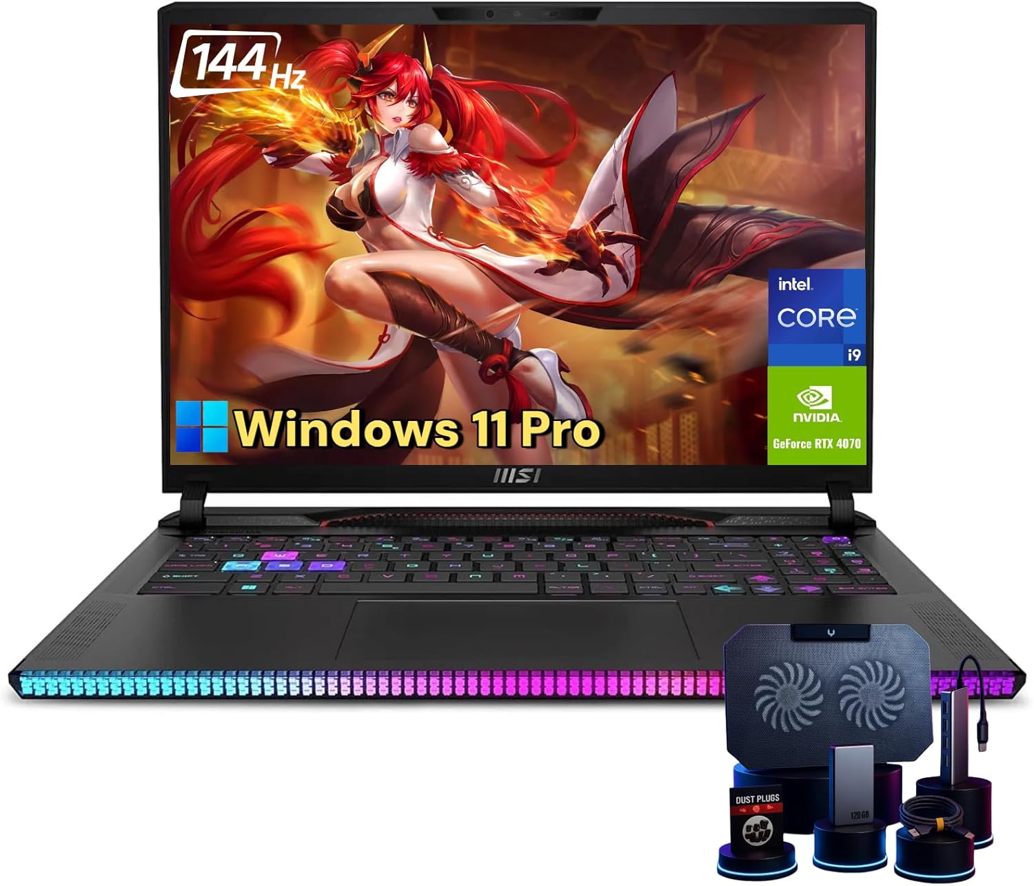 MSI Raider GE68HX 16 Gaming Laptop with Intel i9 and RTX 4070