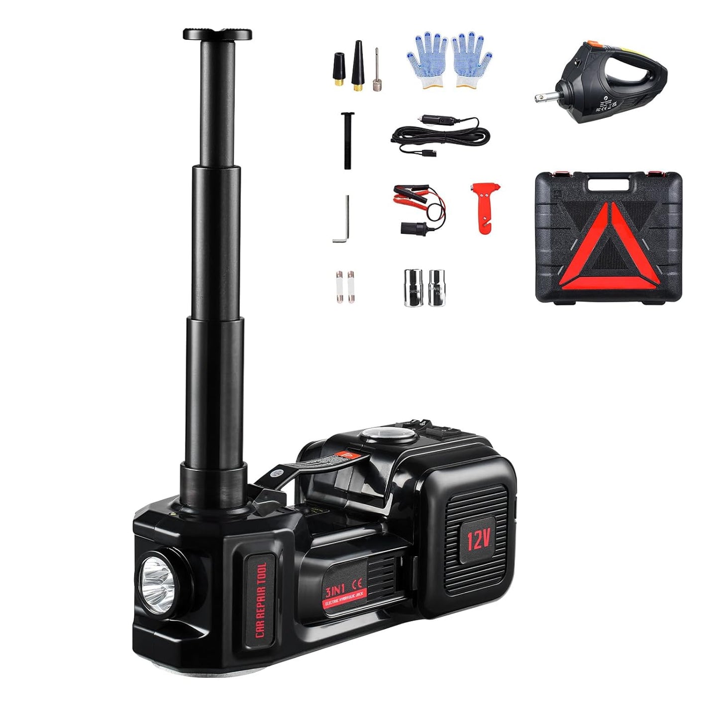 VEVOR Electric Car Jack with Inflator for 5 Ton Vehicles