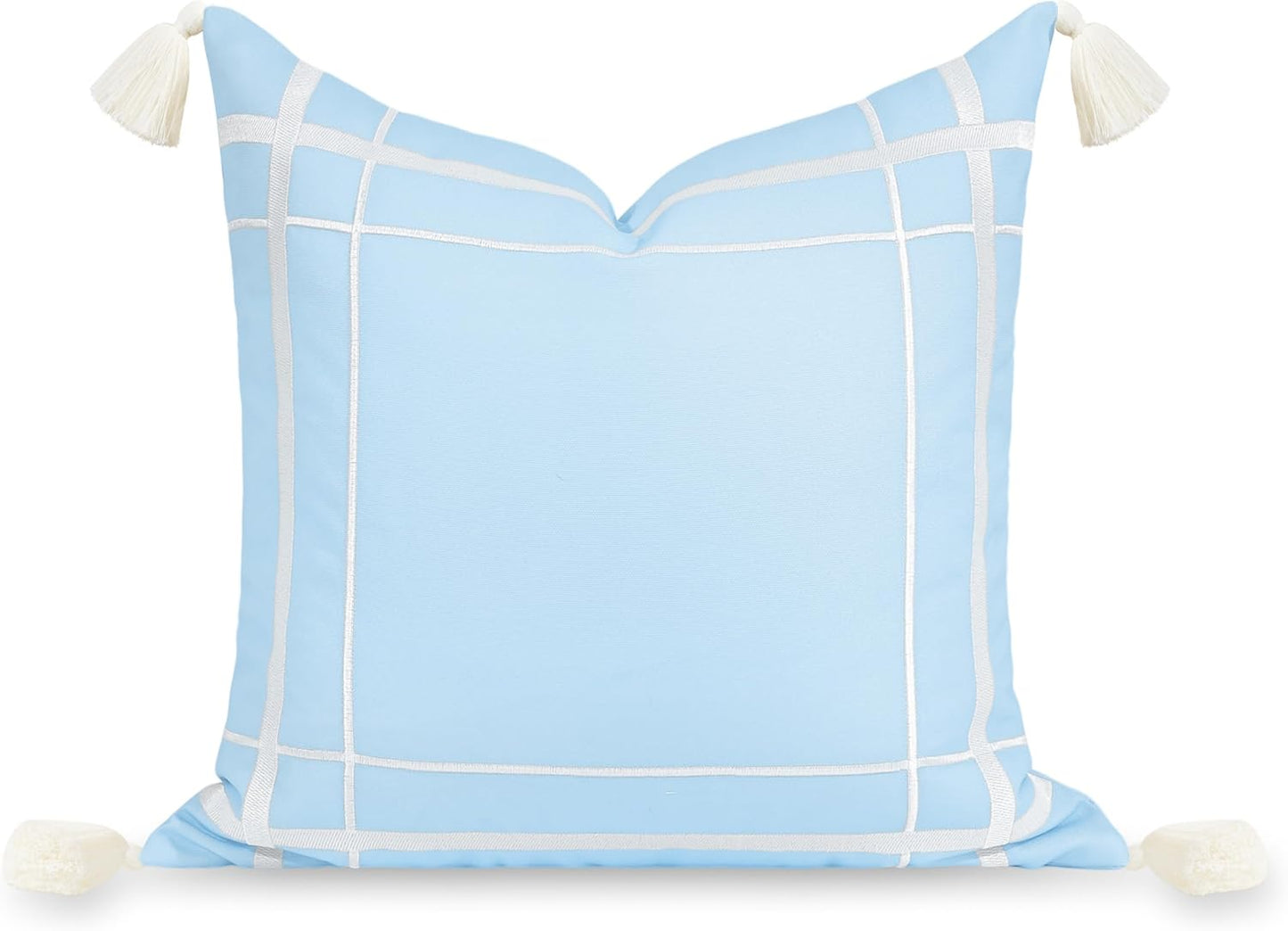 Hofdeco Premium Coastal Throw Pillow Cover for Indoors & Outdoors