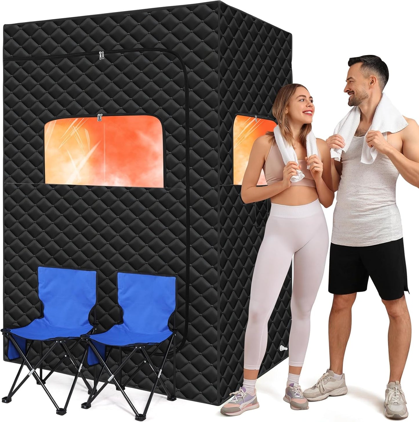 Portable 2 Person Sauna Set - Relax Anywhere!