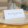 Single Line Border Printable Place Cards, Ivory - Set of 150