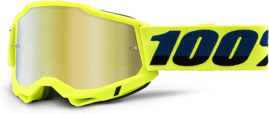 Clear Vision: 100% Accuri 2 Goggles - Fluo Yellow