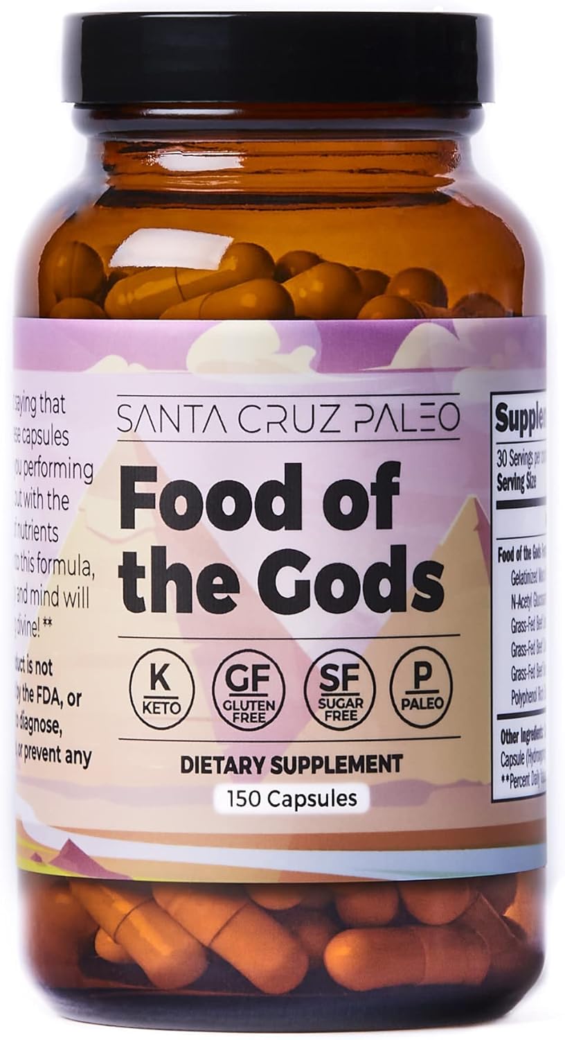Santa Cruz Paleo Grass Fed Beef Organ Supplement for Health