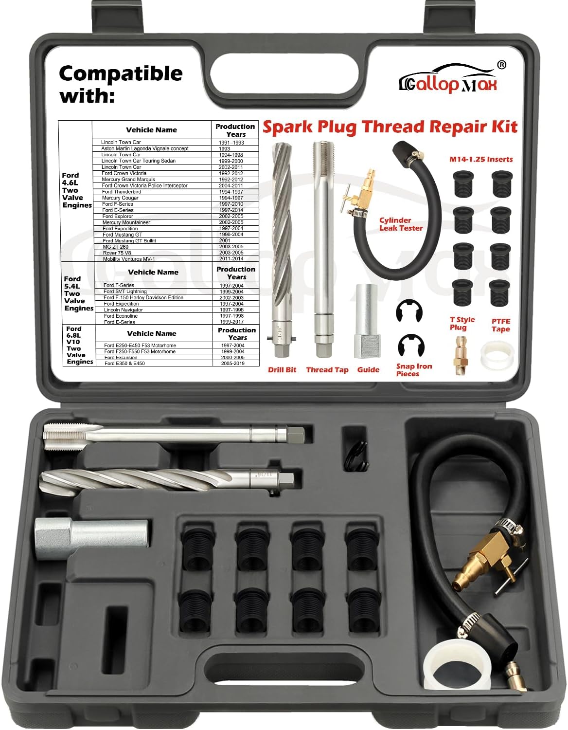 38900 Two Valve Triton Tool Kit for Ford Spark Plug Repair