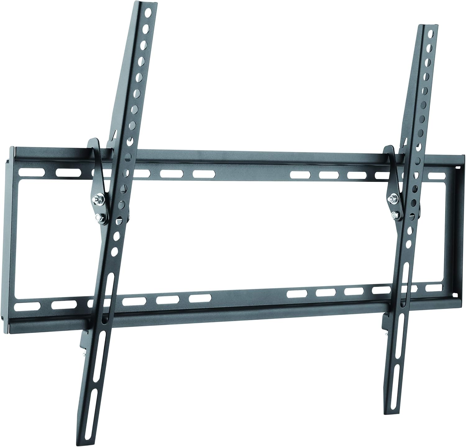 ProHT Black TV Wall Mount - Tilt 8 for Samsung/Sony/LG, Max 77lbs Load - Sleek Design!
