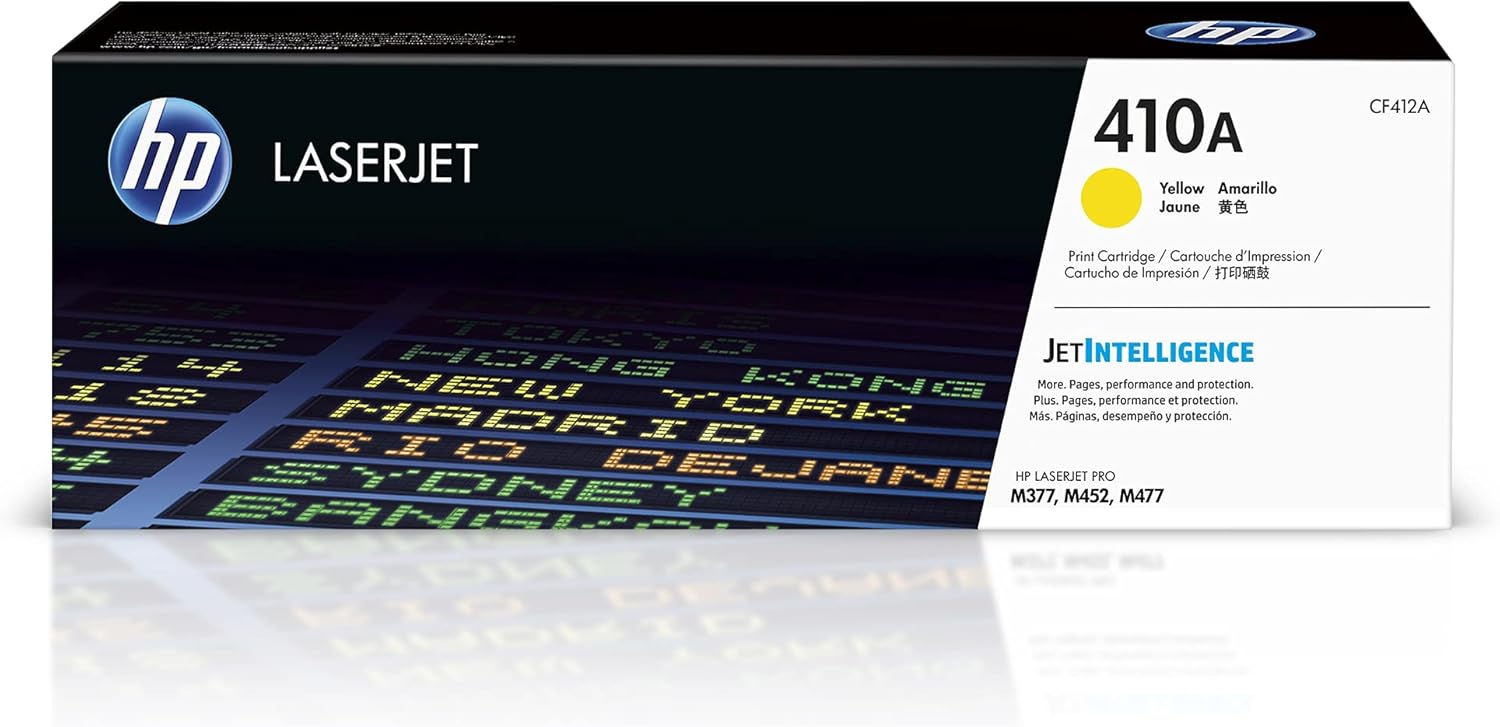 HP 410A Yellow Toner Cartridge for Color LaserJet Pro Series