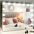 Hollywood Vanity Mirror with Dimmable 15 LED Bulbs - Lighted Makeup