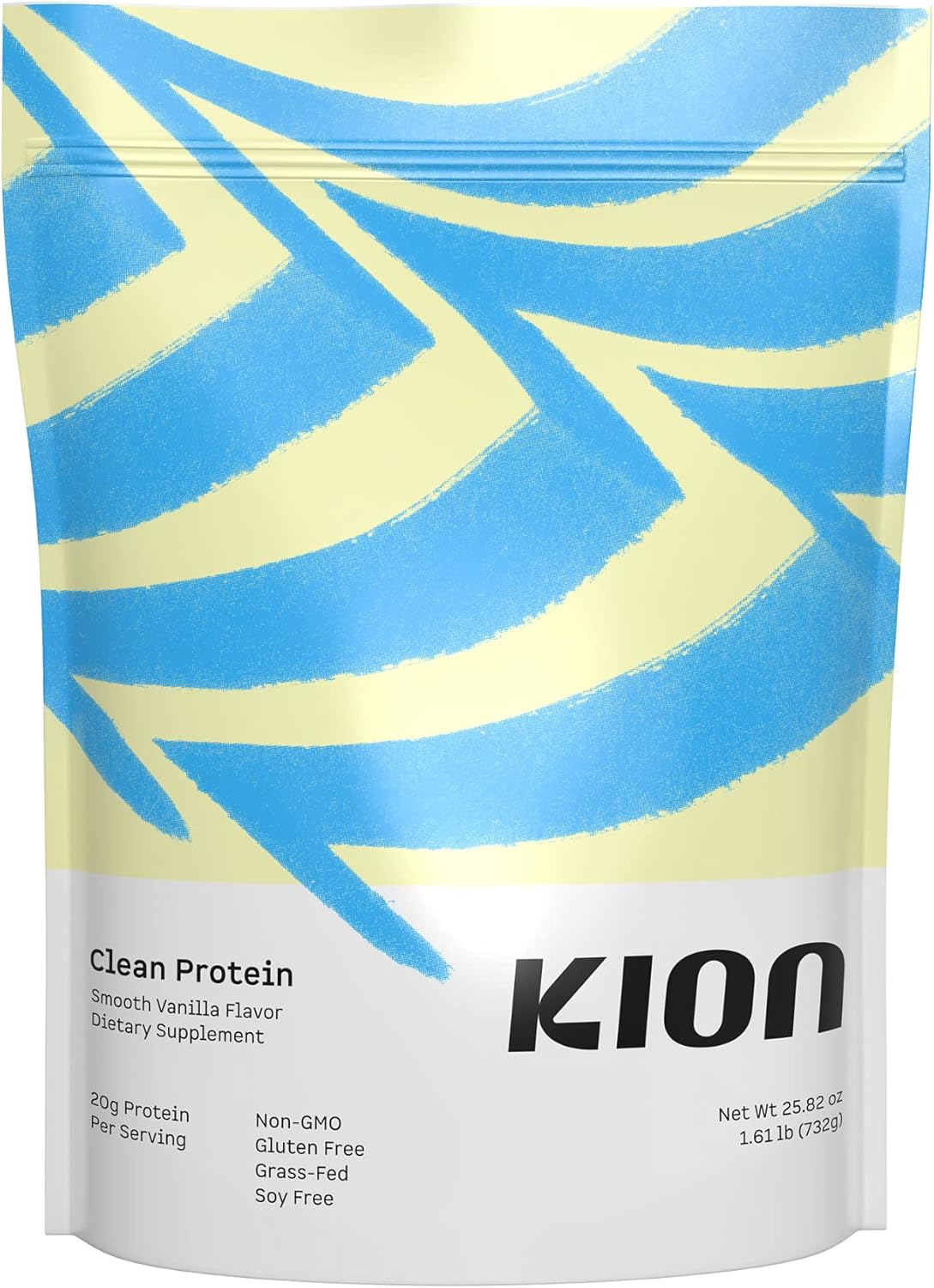 Kion Clean Protein Powder - Grass-Fed Whey Isolate for Recovery