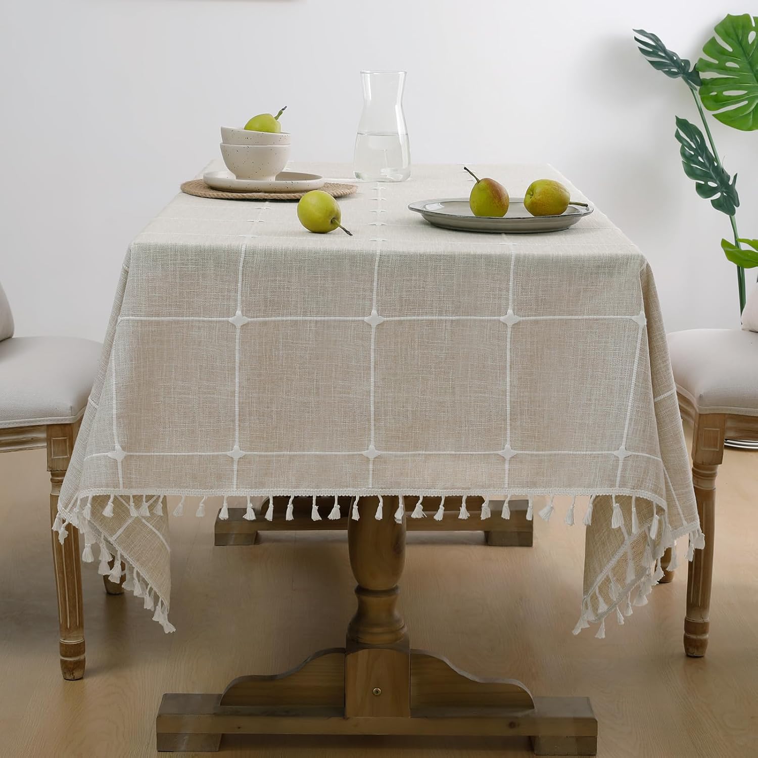 Softalker Fall Tablecloth Rectangle for Outdoor Dining Events