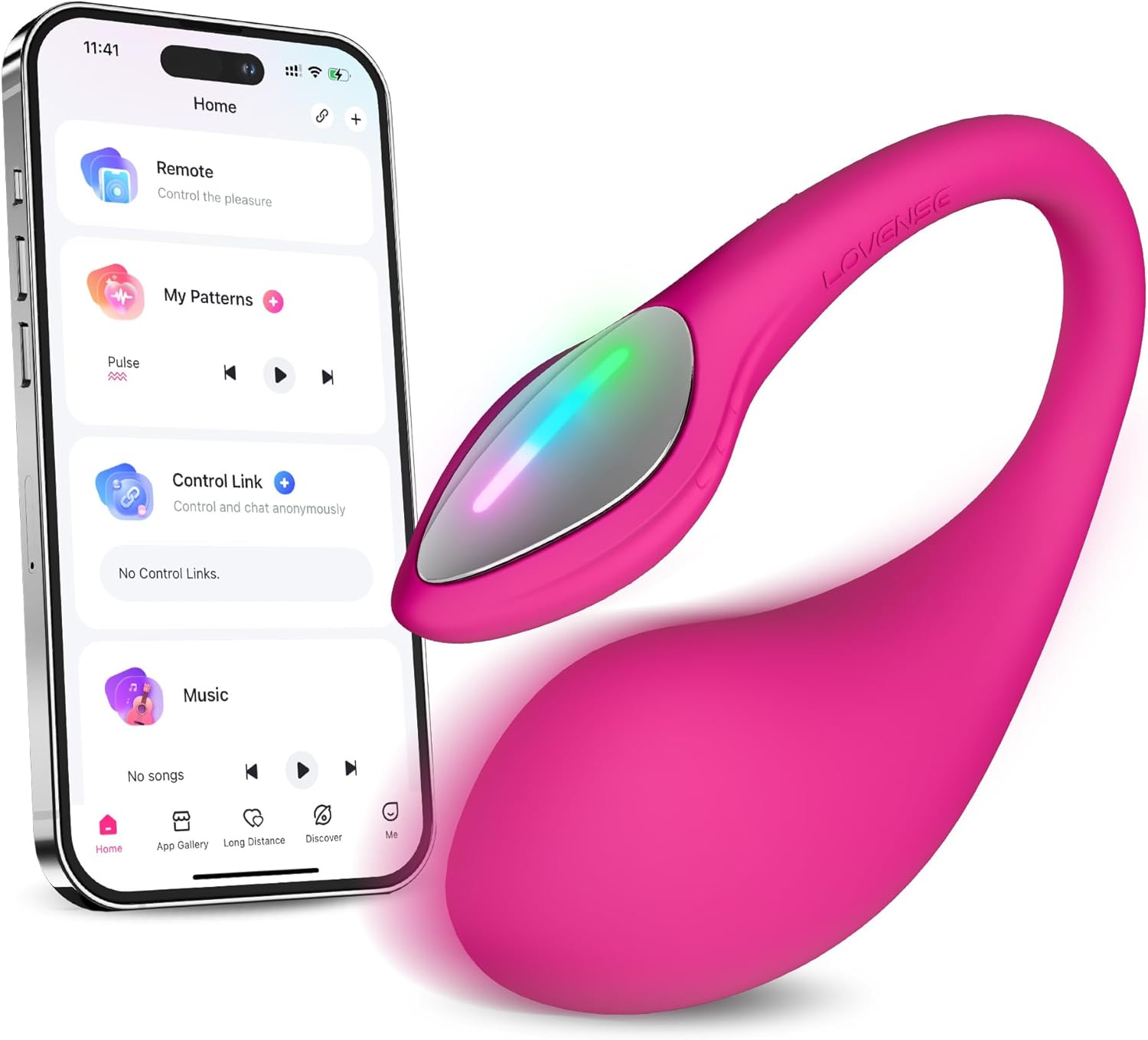 LOVENSE Lush 4 G Spot Vibrator for Couples with Remote Control