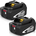 2-Pack 8000mAh Replacement for Makita 18V Battery - Longer Runtime