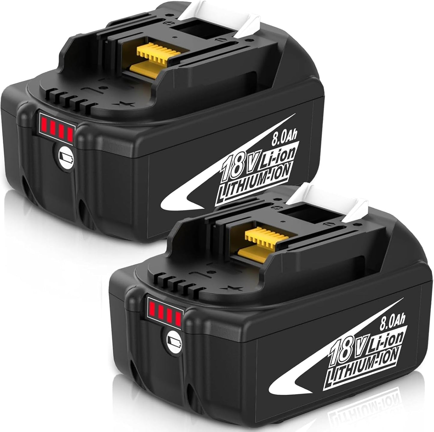 8000mAh High Capacity Replacement for Makita 18V Battery Pack