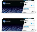 HP 134A Black Toner Cartridge 2-Pack - Reliable Office Prints