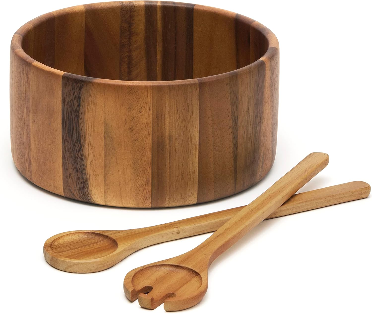 Lipper International Acacia Straight Side Bowl for Serving