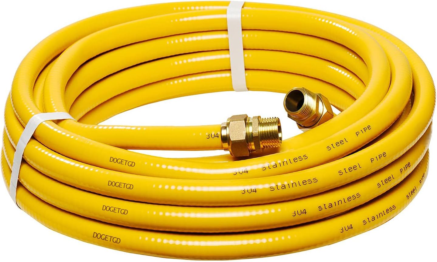 CSST 3/4 Gas Line 148ft Flexible Stainless Steel Tubing Kit