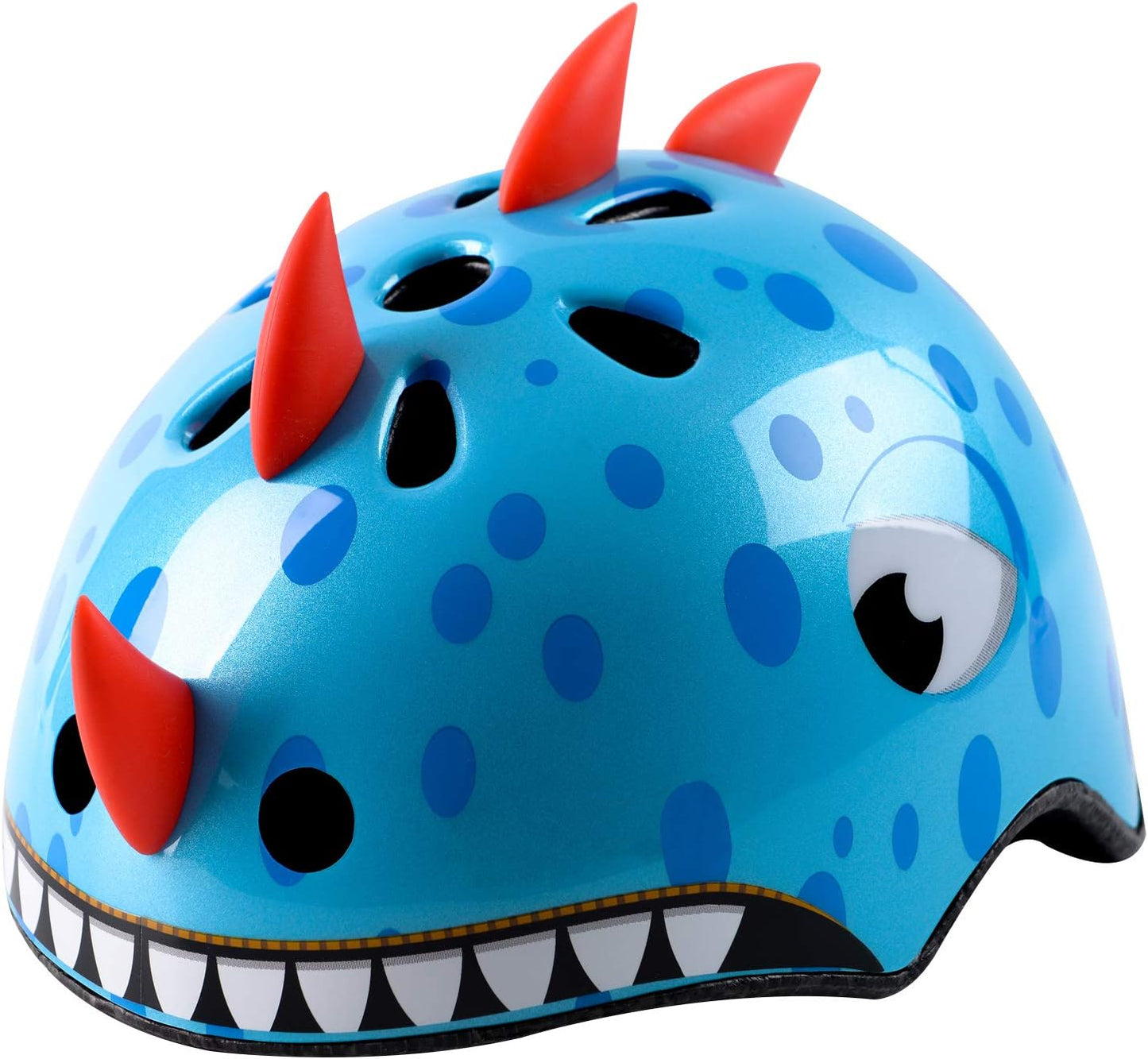 Toddler Kids Bike Helmet with 3D Dino Design for Ages 1-14