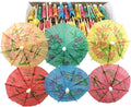 144 Assorted Color Cocktail Umbrella Picks - Party Perfect!
