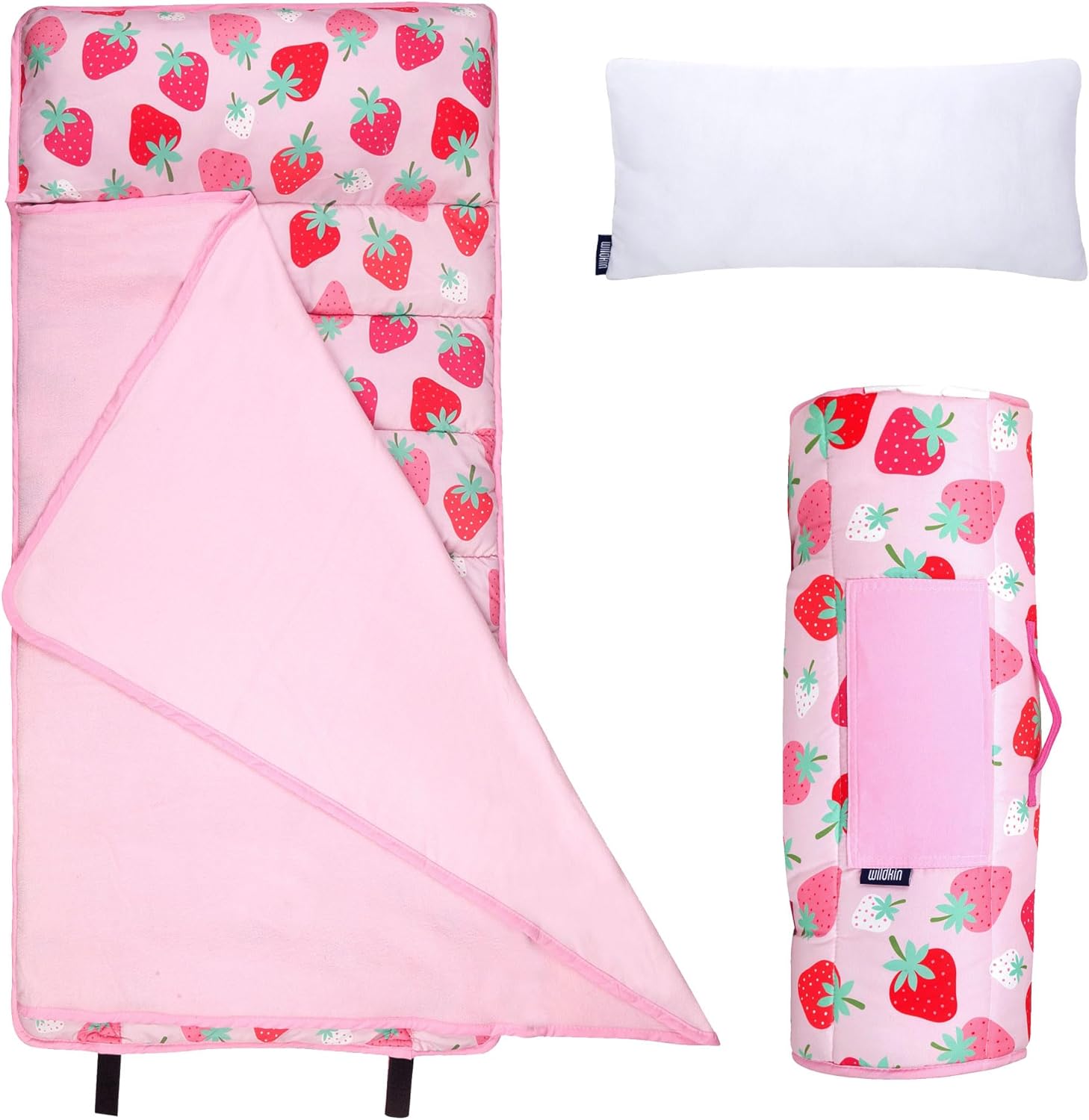 Wildkin 43-inch Kids Nap Mat for Comfortable Toddler Naps