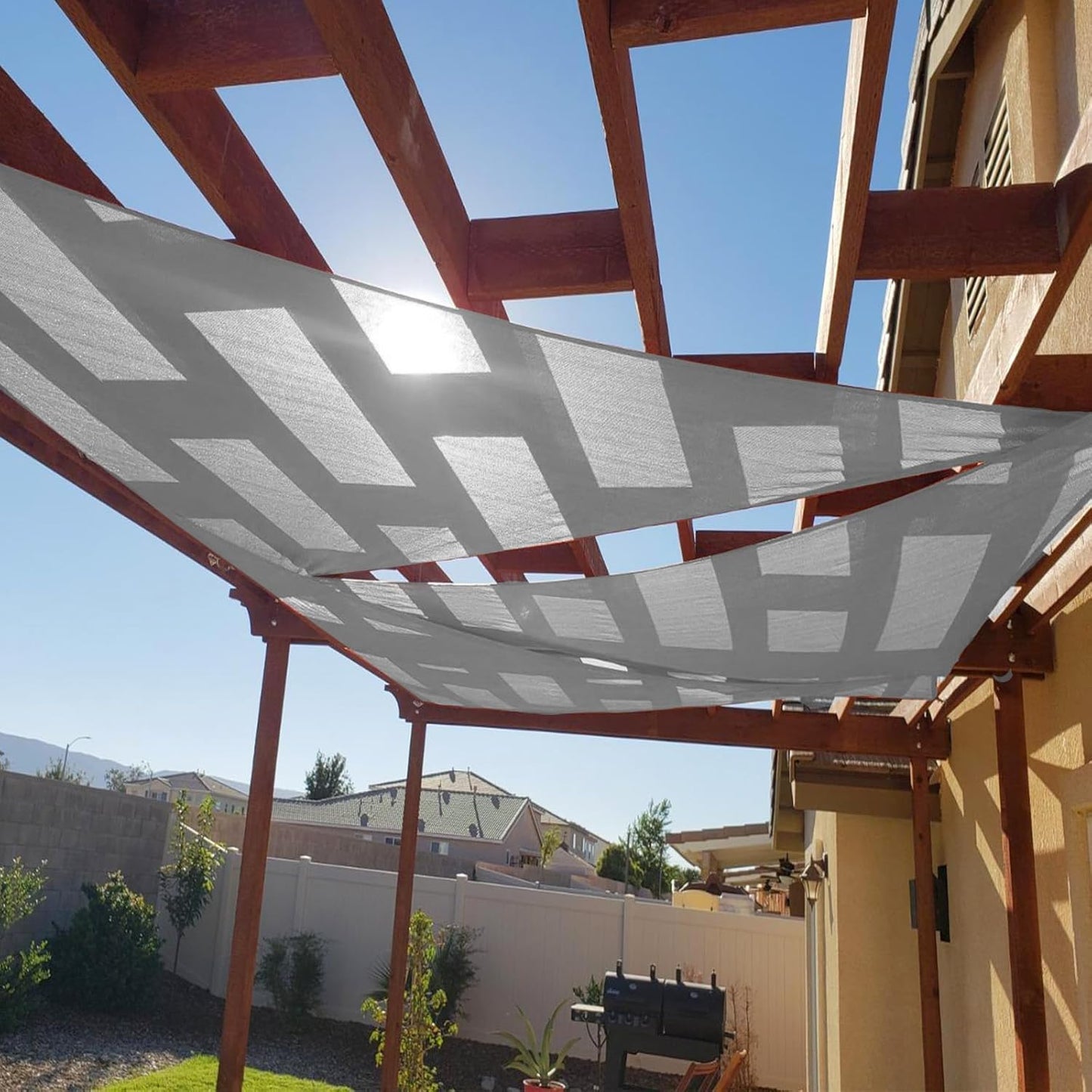 Cool Area Sun Shade Sail Right Triangle for Outdoor Spaces