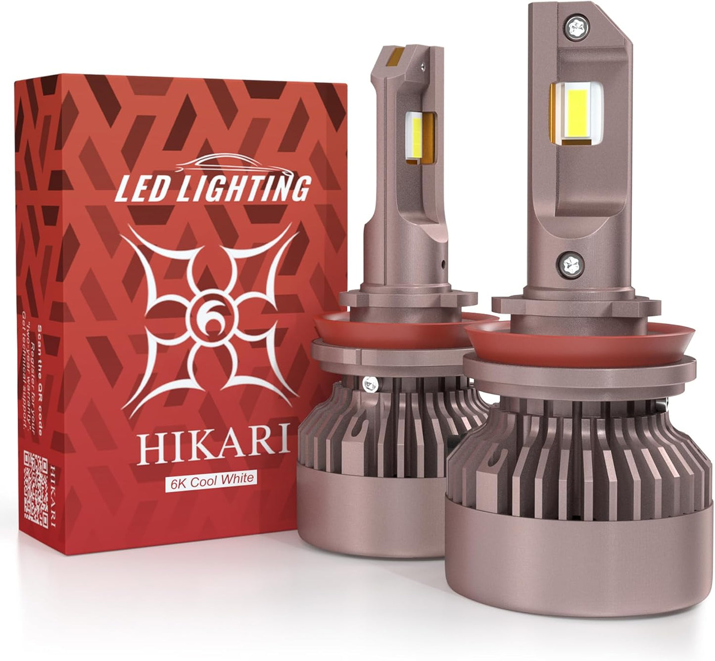 HIKARI WINGS H11 Fog Light Bulbs for Enhanced Visibility and Safety