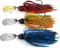 Bladed Jig Fishing Lures Multi-Color Kits - Vibrating Action for Bass