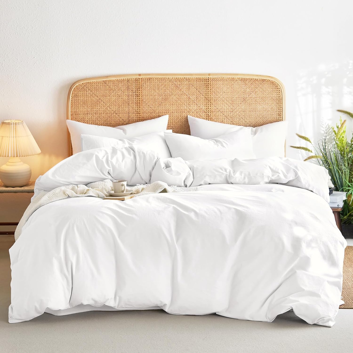 Wake In Cloud Cotton Duvet Cover Set for Full Size Beds