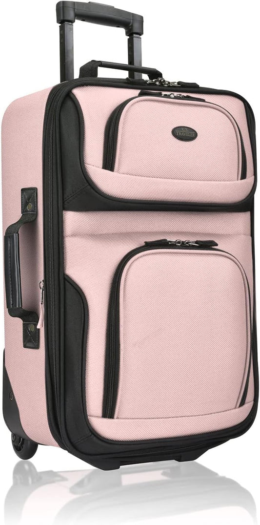 U.S. Traveler Lightweight 20in Carry On Luggage for Stylish Travel