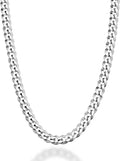 5mm Diamond Cut Cuban Link Chain Necklace for Men and Women