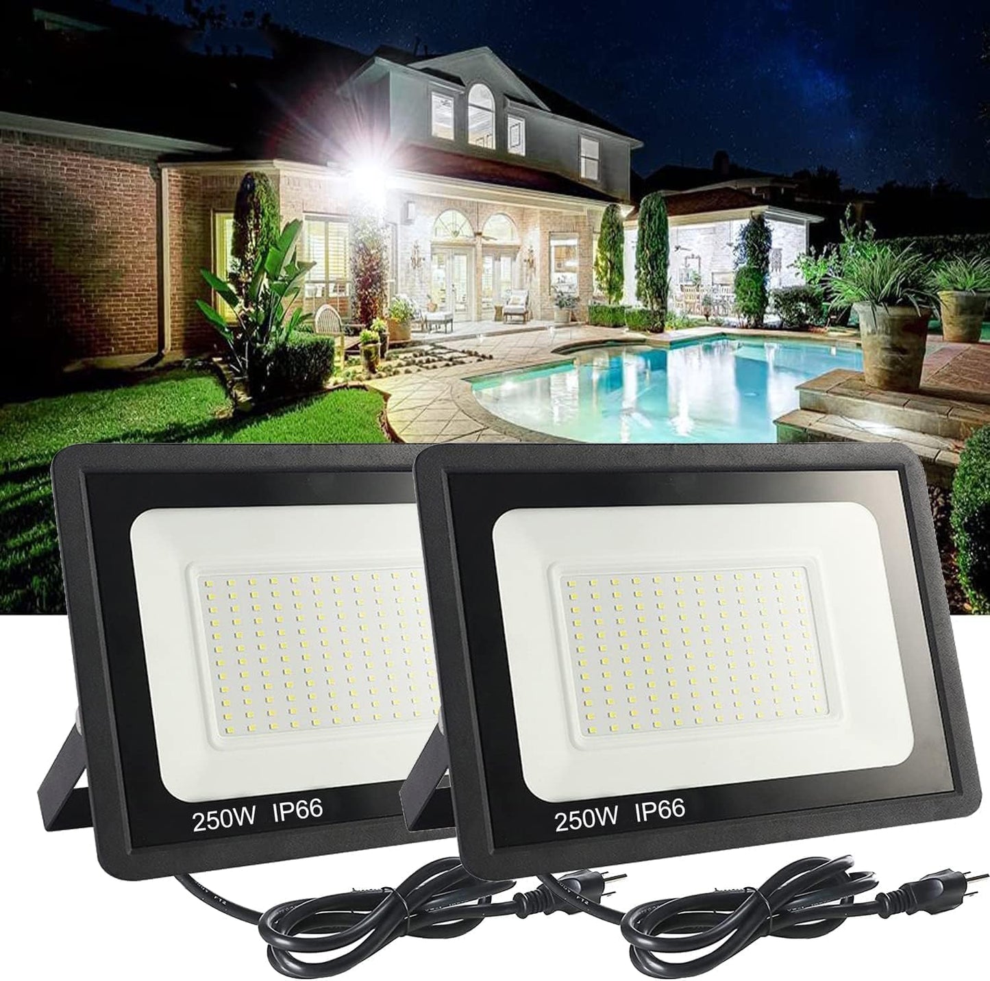 Super Bright 2Pack LED Flood Light Outdoor for All Your Needs