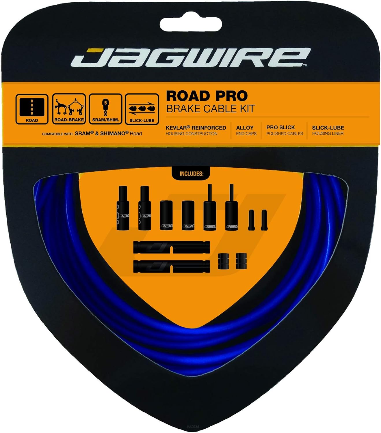 Jagwire PCK205 Pro Road Brake Cable Kit for Shimano/SRAM Bikes