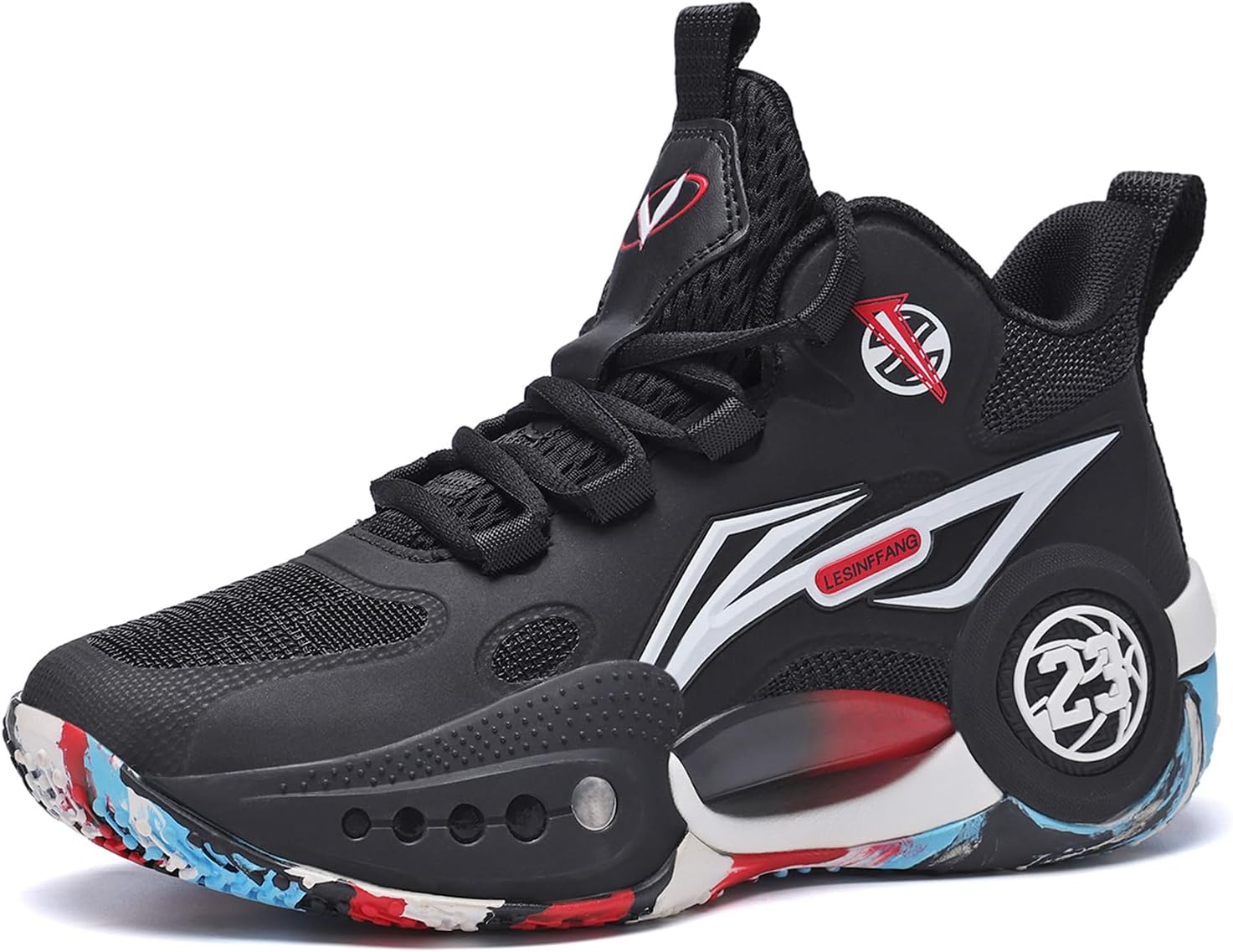 JMFCHI Kids Basketball Shoes High-Top Durable Sneakers for Kids